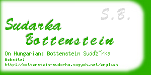 sudarka bottenstein business card
